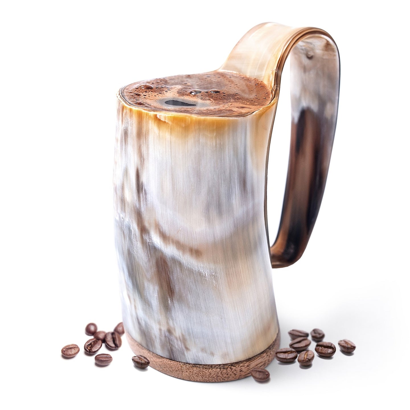 Horn coffee mug